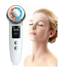 Masajeador ultrasónico facial con LED