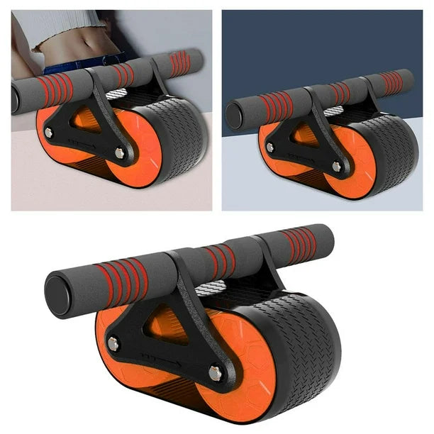 Rodillo Abdominales con Rebote Automático y Rodillera