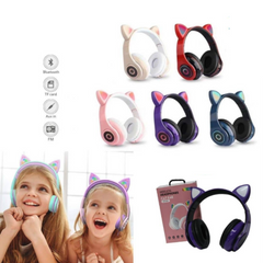 Audífonos de Gatito Bluetooth 5.0