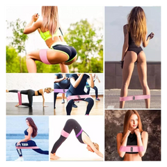 Set de 3Bandas tela Elásticas de Fitness
