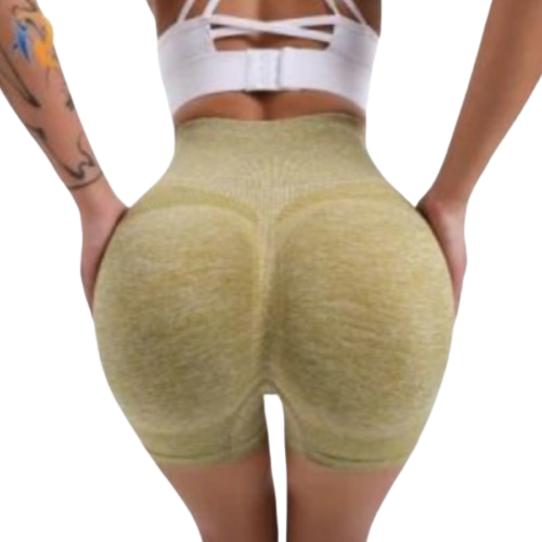 Leggins Cortos de Yoga Amarillos