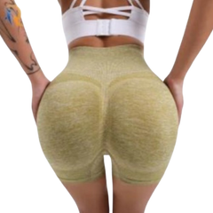 Leggins Cortos de Yoga Amarillos