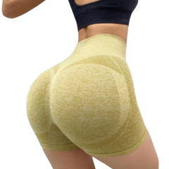 Leggins Cortos de Yoga Amarillos