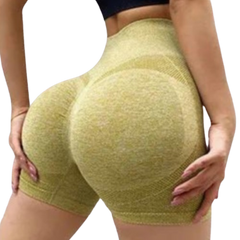 Leggins Cortos de Yoga Amarillos