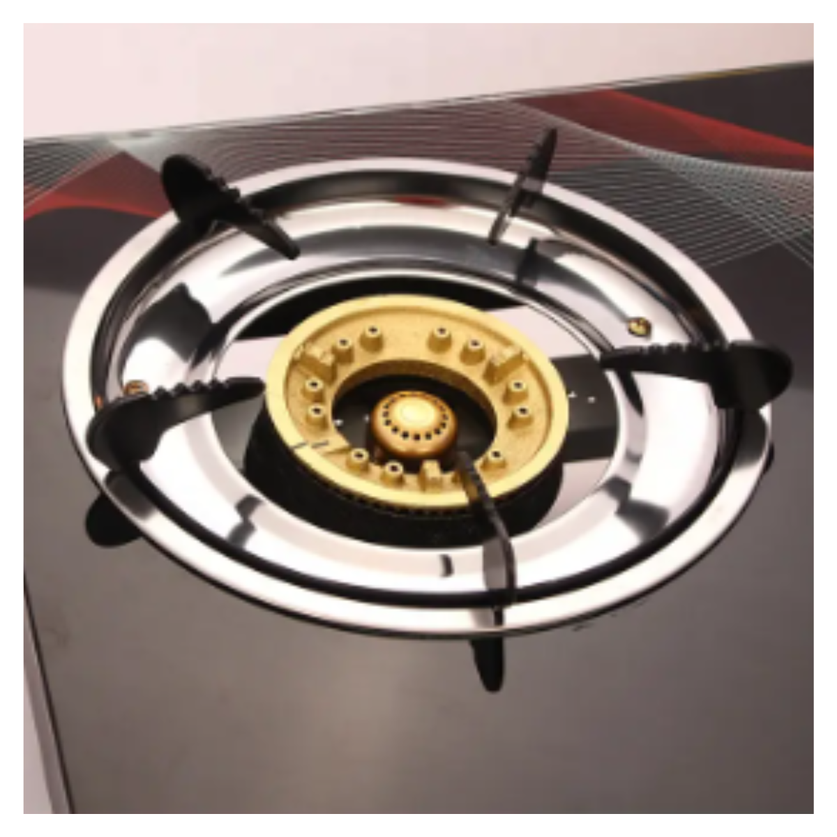 Cocina Compacta de Gas Triple de Acero