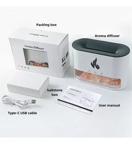 Humidificador Difusor De Aroma Efecto Fl
