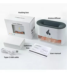 Humidificador Difusor De Aroma Efecto Fl