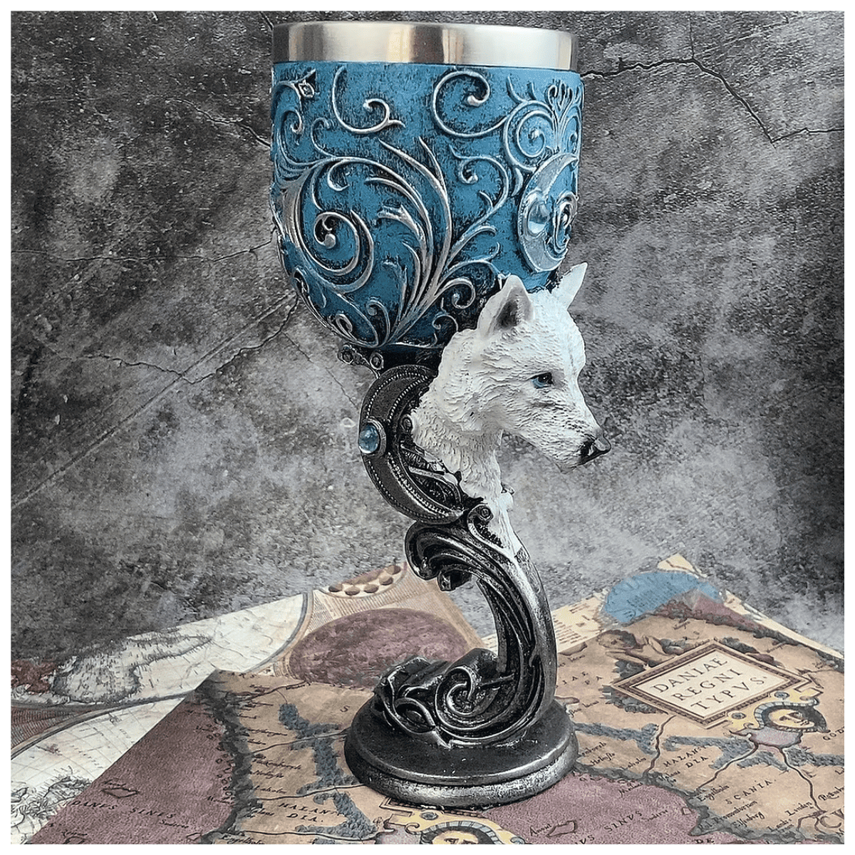 Copa Medieval Lobo Blanco