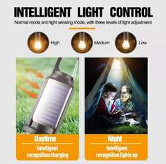 Lámpara Foco Led Solar Recargable Campin