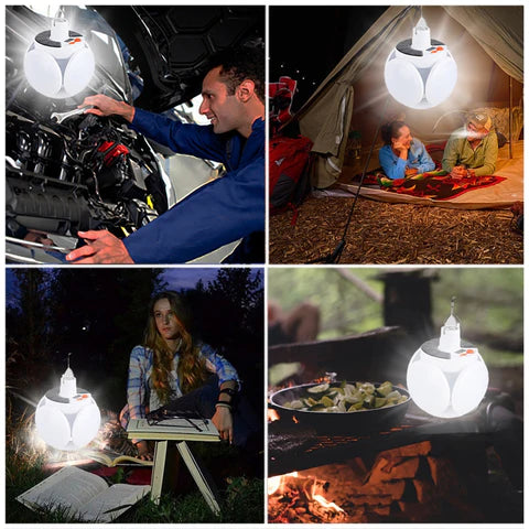 Lámpara Solar Plegable