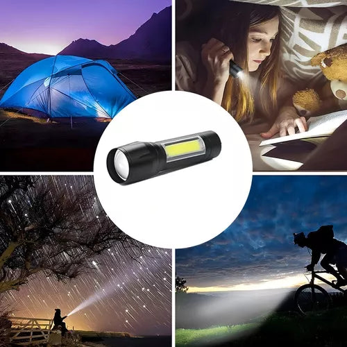 Mini Linterna Recargable Usb Wcd-511