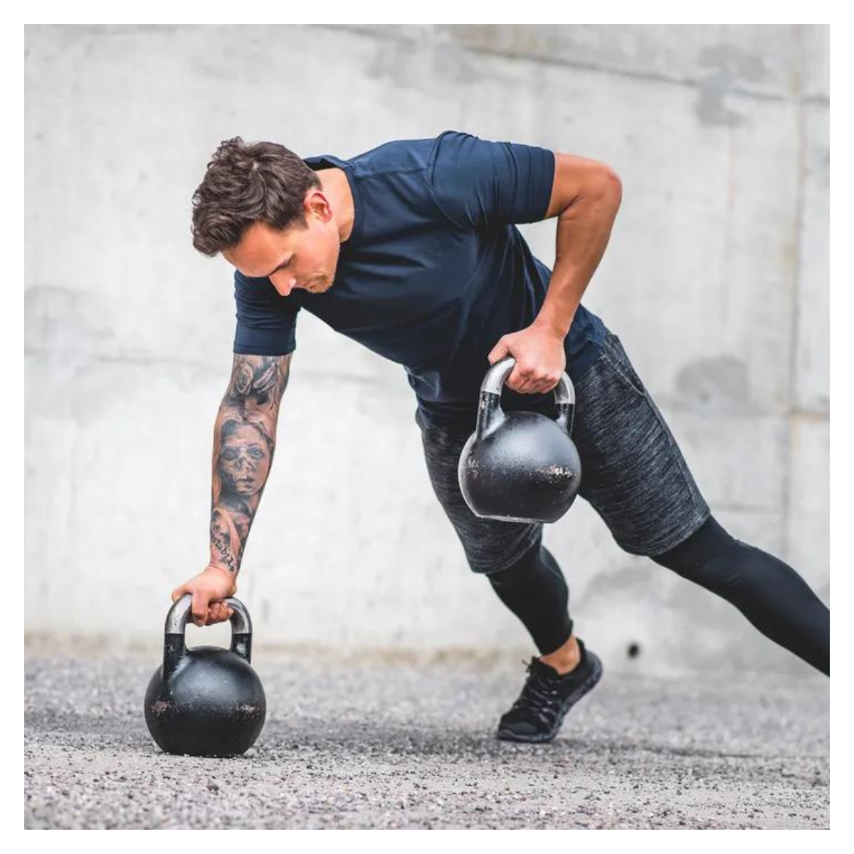 Pesa Rusa de 18 Kg Kettlebell PVC