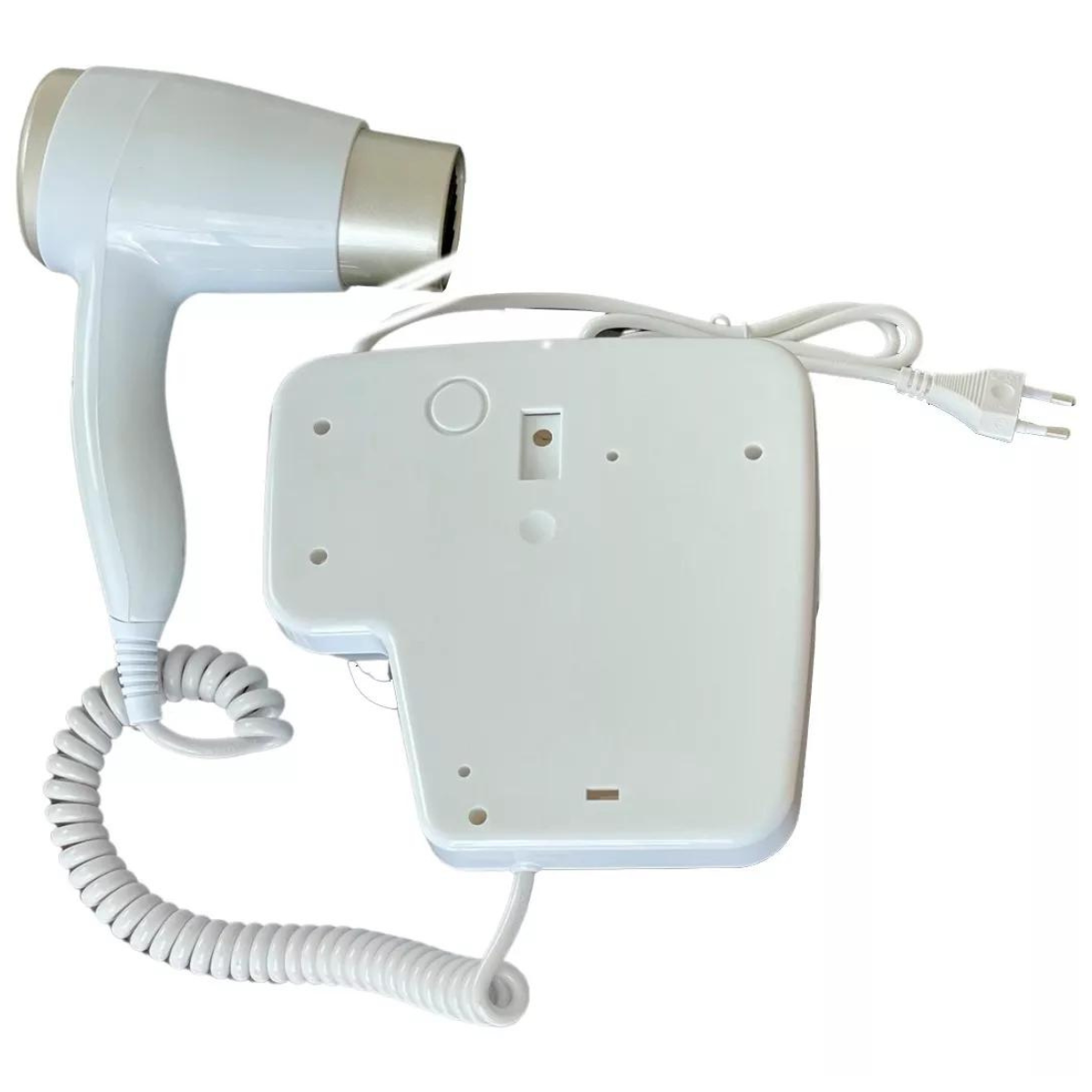 Soporte Secador de Pelo con Cargador USB