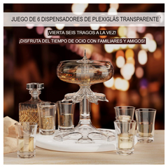 Dispensador de 6 Chupitos Mágico